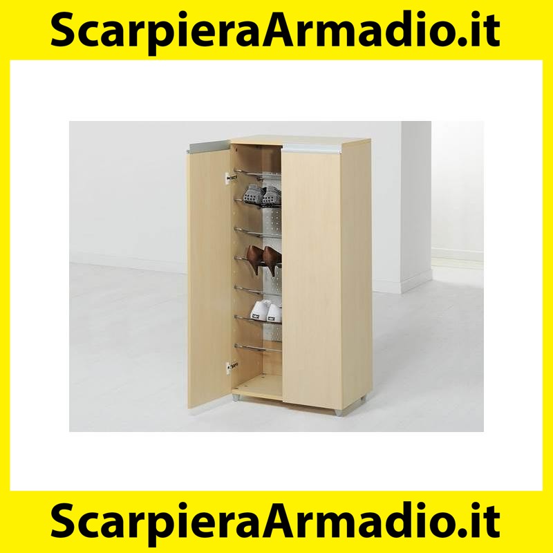 Dediam Scarpiera Scaffale Slim In Tessuto Con 10 Ripiani E